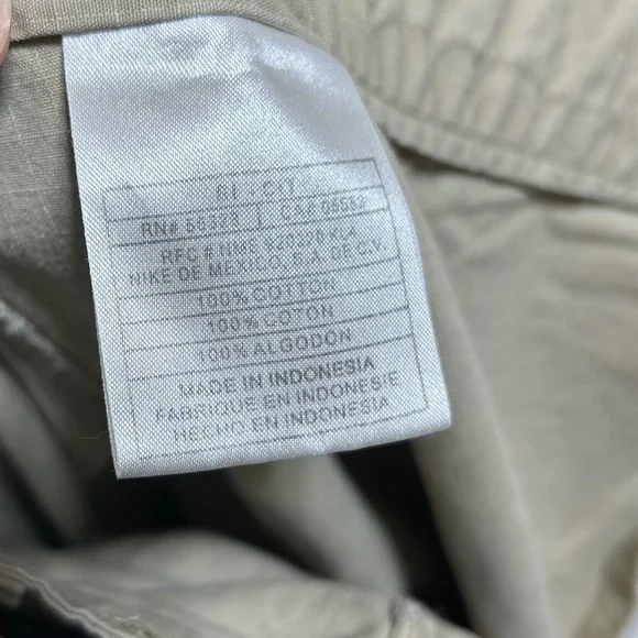 Nike ACG Vintage Cargo Pants Tan Ripstop Utility Mens XL All Conditions Gear - Picture 8 of 10